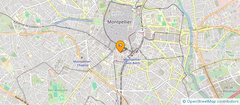 localisation de l'entreprise LES ANEMONES à MONTPELLIER