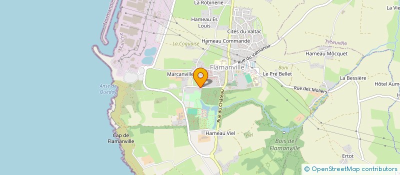 localisation de l'entreprise LES ANES ALCHIMISTES  FLAMANVILLE