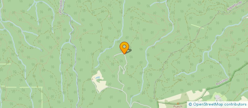 localisation de l'entreprise LES ANES D'AUTAN  AIGUEFONDE