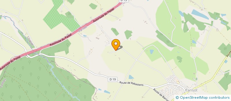 localisation de l'entreprise LES ANES DE JANICOU à PARISOT