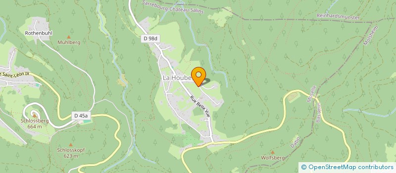 localisation de l'entreprise LES ANES DE LA HOUBE  DABO