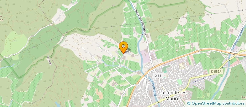 localisation de l'entreprise LES ANES DE MAELIA  LA LONDE-LES-MAURES