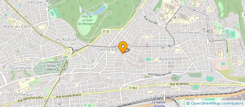 localisation de l'entreprise LES ANES DES 4 FERMES à LE HAVRE