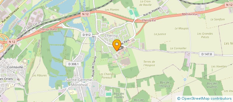 localisation de l'entreprise LES ANGEL à CHERISY