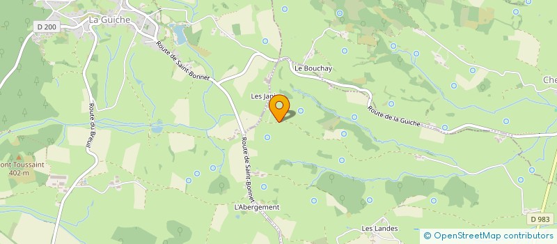 localisation de l'entreprise LES ANGELAINS  PRESSY-SOUS-DONDIN