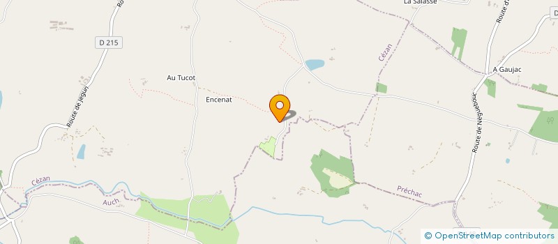 localisation de l'entreprise LES ANGELES  CEZAN