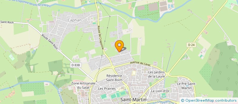 localisation de l'entreprise LES ANGELETS à SAINT-MARTIN-DE-CRAU