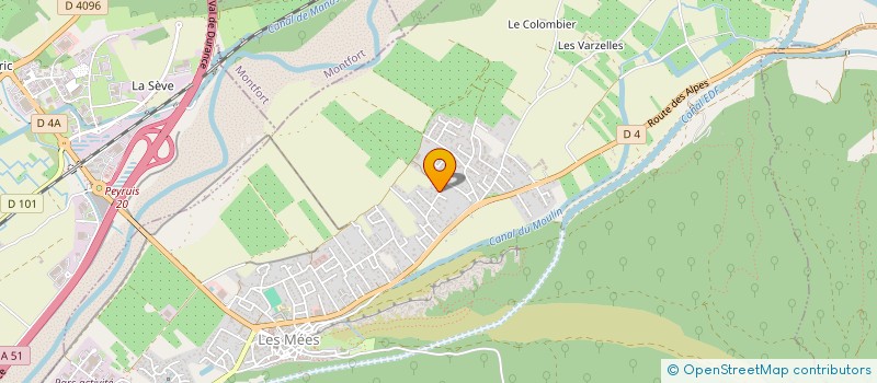 localisation de l'entreprise LES ANGELOTS  LES MEES