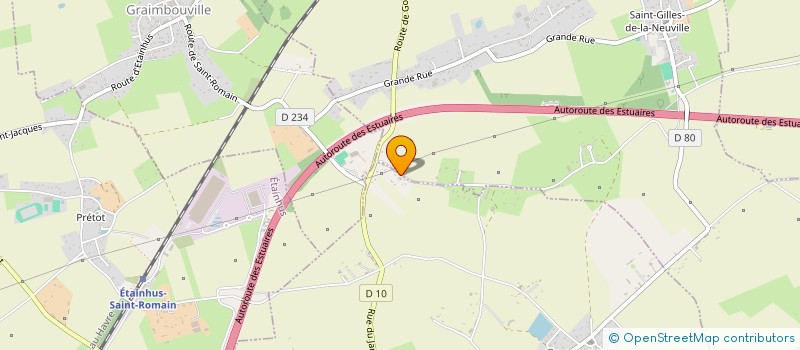 localisation de l'entreprise LES ANGES à GOMMERVILLE
