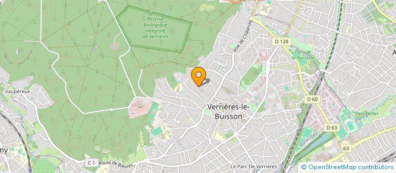 localisation de l'entreprise LES ANGES à VERRIERES-LE-BUISSON