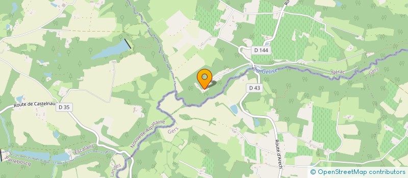 localisation de l'entreprise LES ANGES  SAINT-PE-SAINT-SIMON