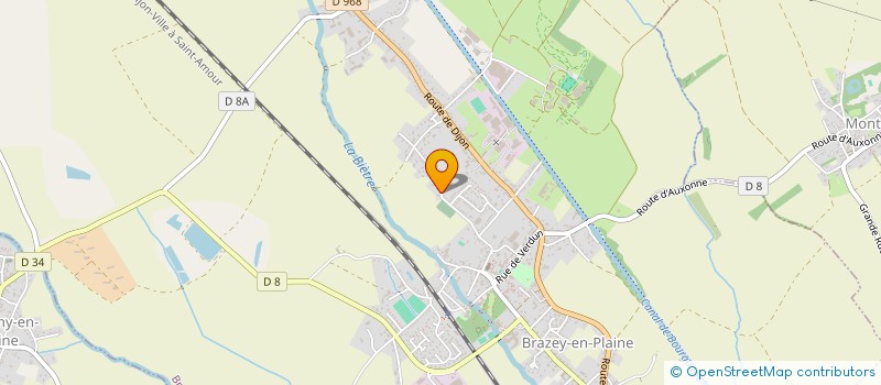 localisation de l'entreprise LES ANGES BATISSEURS  BRAZEY-EN-PLAINE