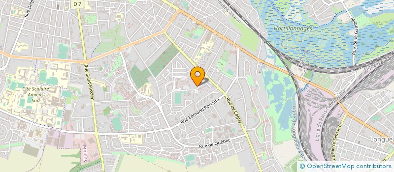 localisation de l'entreprise LES ANGES DE LA NUIT à AMIENS