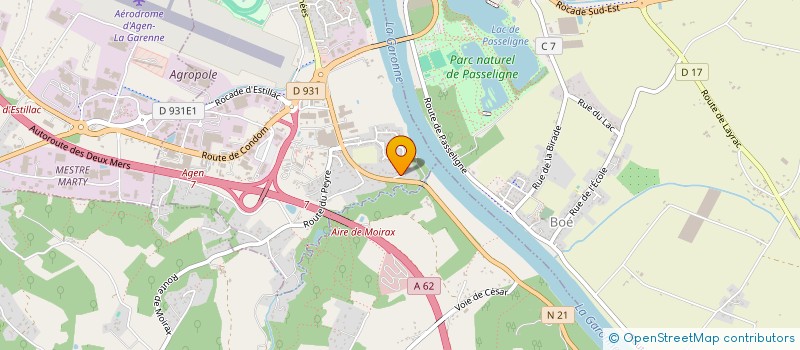 localisation de l'entreprise LES ANGES DE SOCOA  LE PASSAGE