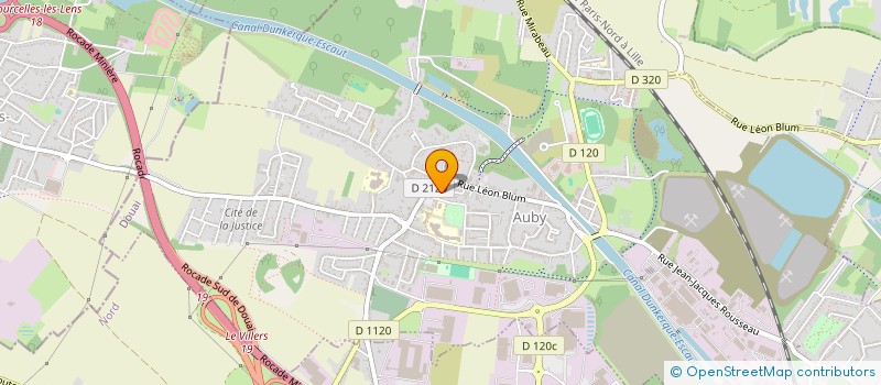 localisation de l'entreprise LES ANGES DE TYNA  AUBY