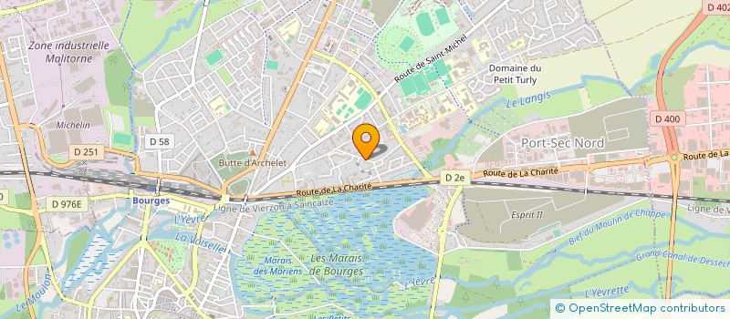 localisation de l'entreprise LES ANGES DES BARBOTTES  BOURGES