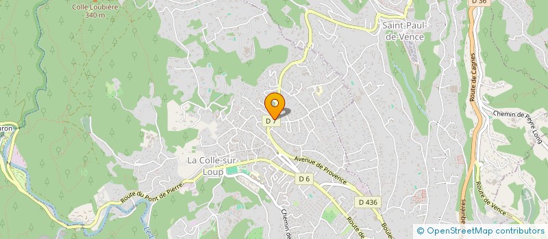 localisation de l'entreprise LES ANGES DU DESERT  LA COLLE-SUR-LOUP