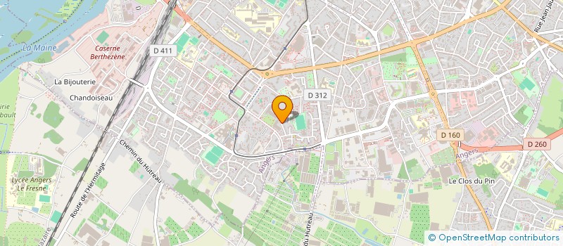 localisation de l'entreprise LES ANGES FONT LEUR CINEMA à ANGERS