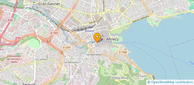 localisation de l'entreprise LES ANGES GARDIENS  ANNECY