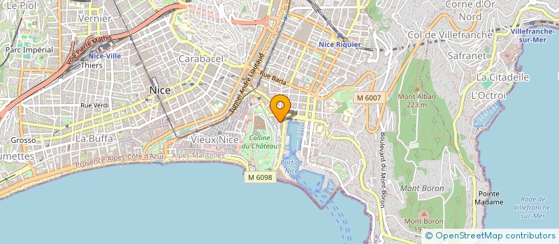 localisation de l'entreprise LES ANGES IMMOBILIER  NICE