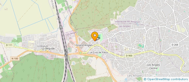 localisation de l'entreprise LES ANGLES LOISIRS  LES ANGLES