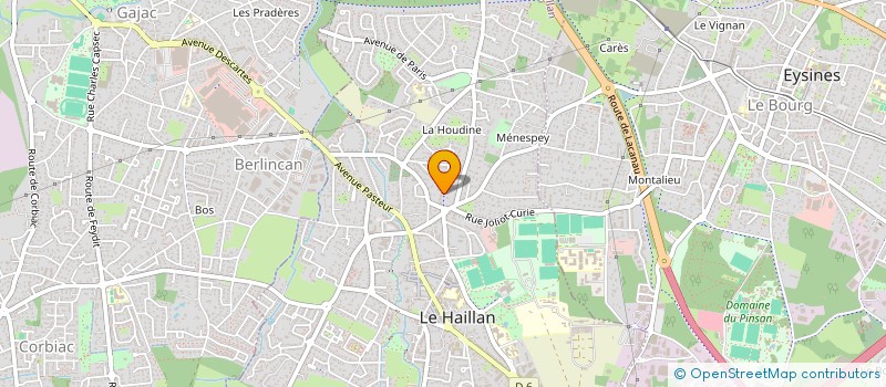 localisation de l'entreprise LES ANGLOPHONES  LE HAILLAN