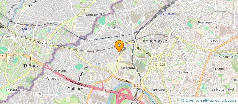 localisation de l'entreprise LES ANGOISSES D'UNE MERE à ANNEMASSE