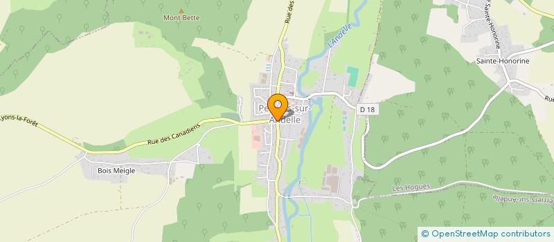 localisation de l'entreprise LES ANIMATIONS PIRISIENNES  PERRIERS-SUR-ANDELLE