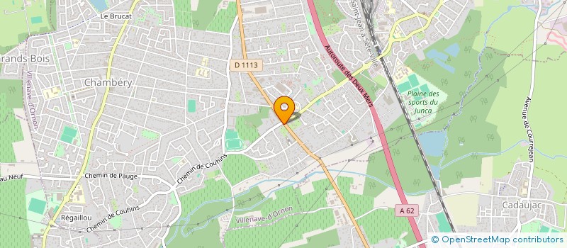 localisation de l'entreprise LES ANIMAUX CHICS  VILLENAVE-D'ORNON