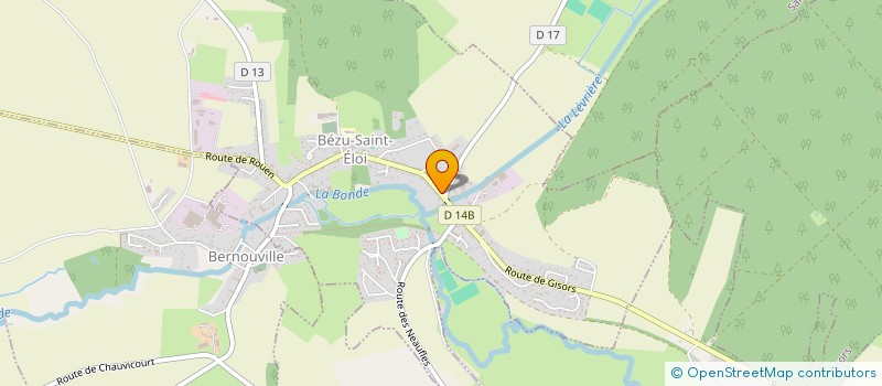 localisation de l'entreprise LES ANIMAUX DU 27  TRIE-CHATEAU