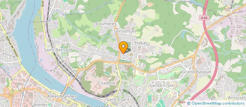 localisation de l'entreprise LES ANIS MANIACS à BAYONNE