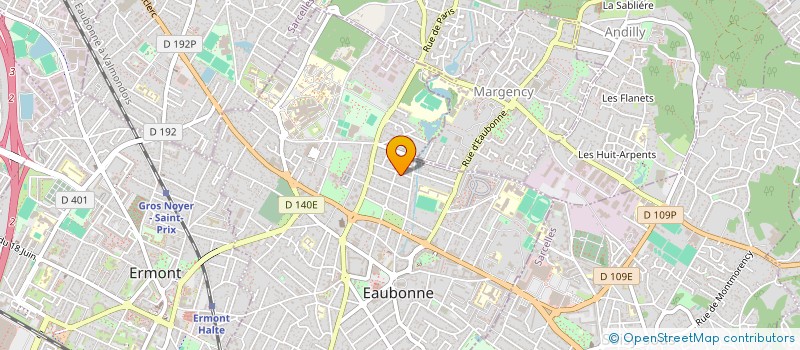localisation de l'entreprise LES ANNEAUX D OR à EAUBONNE