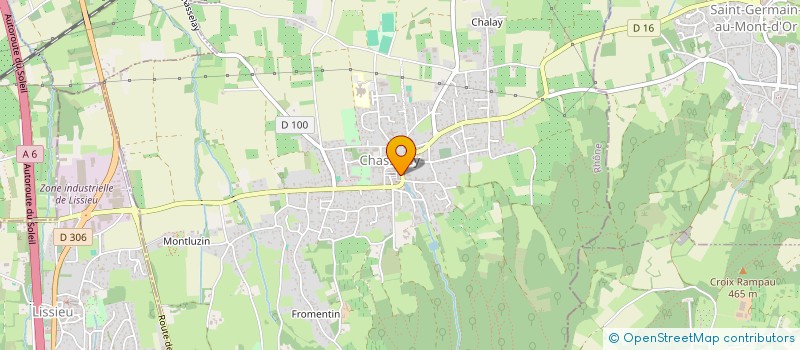 localisation de l'entreprise LES ANNEES 3  CHASSELAY