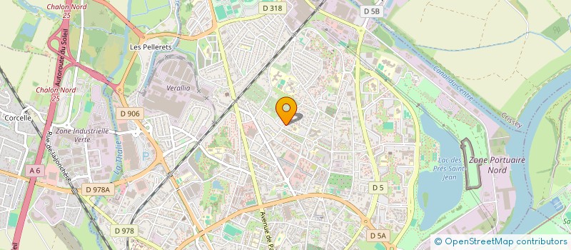 localisation de l'entreprise LES ANNEES JULIETTE  CHALON-SUR-SAONE