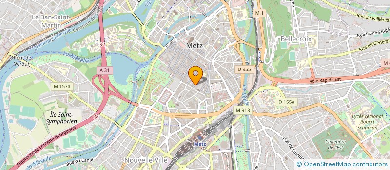 localisation de l'entreprise LES ANNEES LUMIERE à METZ