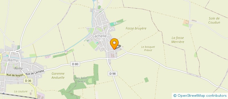 localisation de l'entreprise LES ANNEES PIANO  LACHELLE