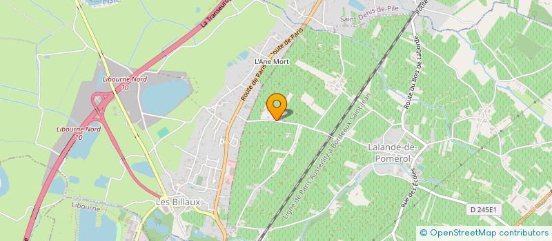 localisation de l'entreprise LES ANNEREAUX  LALANDE-DE-POMEROL