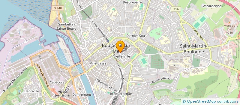 localisation de l'entreprise LES ANNONCIADES à BOULOGNE-SUR-MER