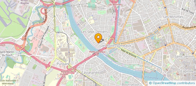 localisation de l'entreprise LES ANOMATHYMES à TOULOUSE