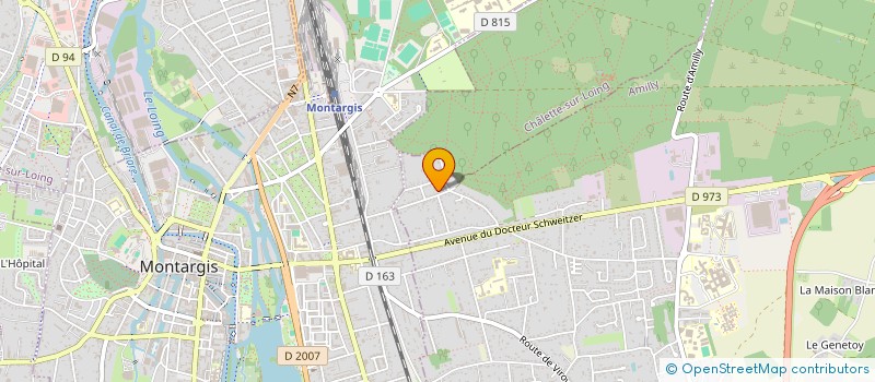 localisation de l'entreprise LES ANONYMES 45 à AMILLY