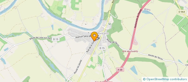 localisation de l'entreprise LES ANS CHANTEURS  MONTANS