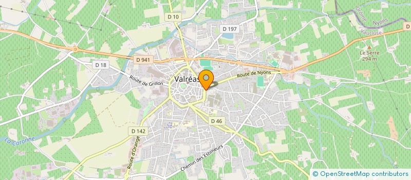 localisation de l'entreprise LES ANS MELEES DE L'OVALIE à VALREAS