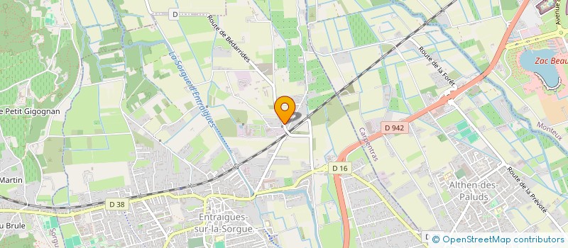 localisation de l'entreprise LES ANSELMES  ENTRAIGUES-SUR-LA-SORGUE