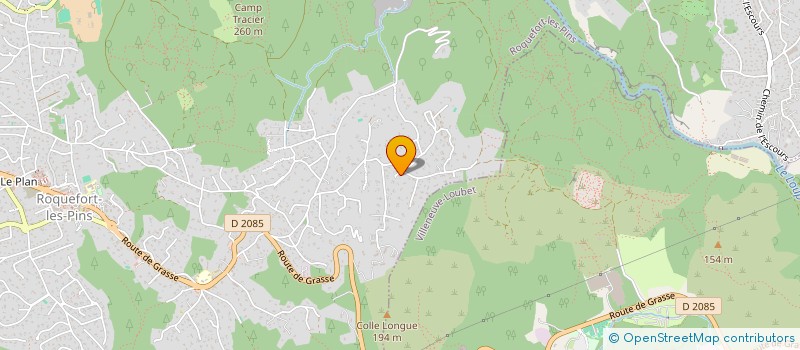 localisation de l'entreprise LES ANSES D'ARLET à ROQUEFORT-LES-PINS