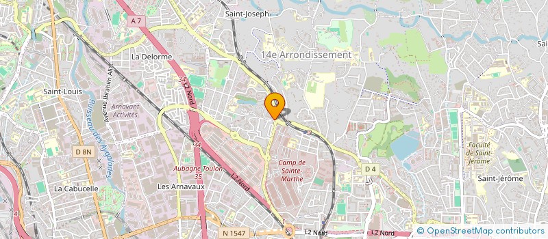 localisation de l'entreprise LES ANTILLES à MARSEILLE