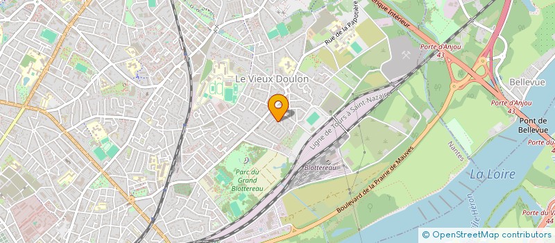 localisation de l'entreprise LES ANTILOPES à NANTES
