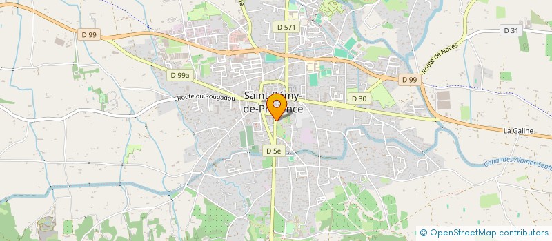 localisation de l'entreprise LES ANTIQUES à SAINT-REMY-DE-PROVENCE