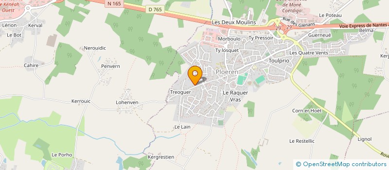 localisation de l'entreprise LES ANTIQUES DE VANNES à PLOEREN