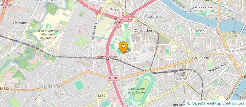 localisation de l'entreprise LES AOUCOUS DE TOULOUSE à TOULOUSE