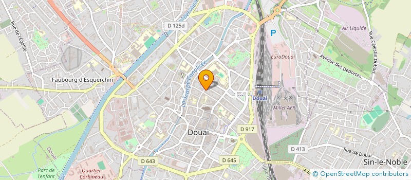 localisation de l'entreprise LES APARTEES  DOUAI